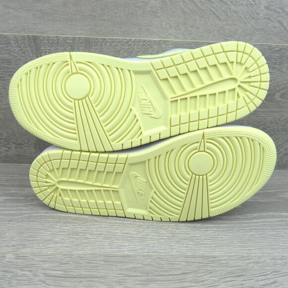 Air Jordan 1 Low Women's Size 9 Platinum White Citron Lemonade NEW - Picture 10 of 16